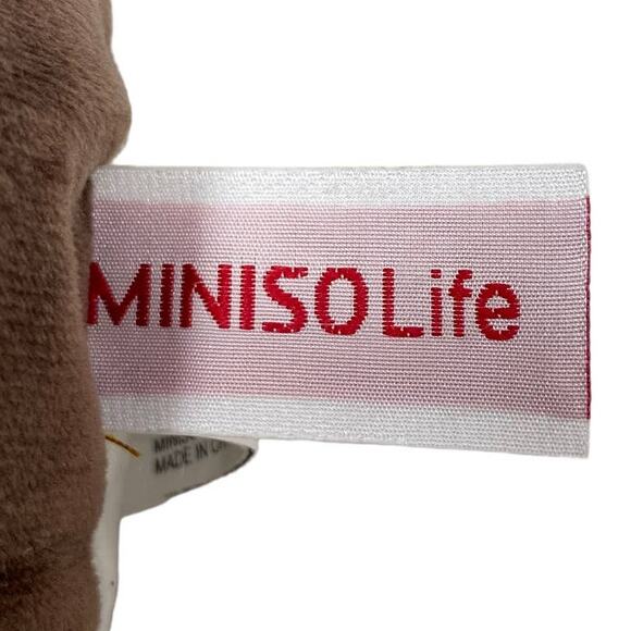 Miniso Life Happy Sushi Cat Plush Stuffed Animal 12” Wide Round Cuddle Pillow - Picture 5 of 6